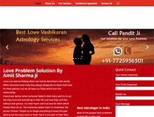 Tablet Screenshot of lovevashikaranastrology.com